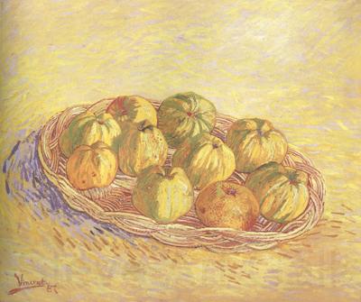 Vincent Van Gogh Still life wtih Basket of Apples (nn04) France oil painting art